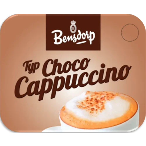 Kaffeepad für Choco Cappuccino mit cremigem Milchschaum, Produktverpackung vorne abgebildet