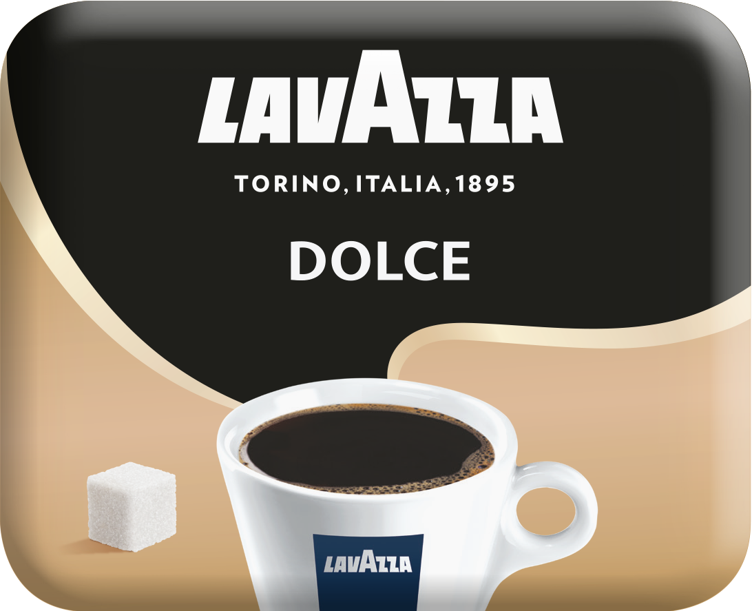 Lavazza Dolce Schwarz/Zucker