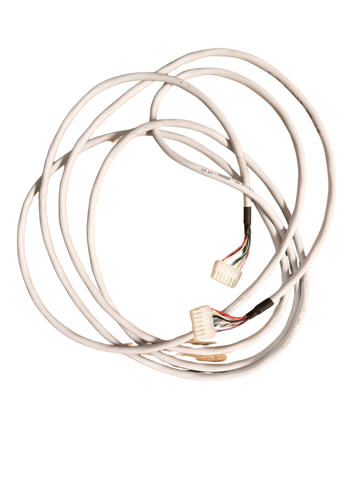 Weißes Kabel mit Steckverbindern für Verkaufsautomaten Ersatzteil