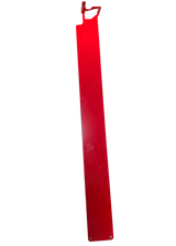 Rotes Metall-Einlegeblech für Verkaufsautomaten, Ersatzteil, rechteckige Form