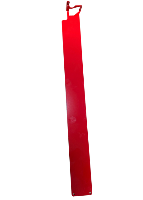 Rotes Metall-Einlegeblech für Verkaufsautomaten, Ersatzteil, rechteckige Form