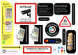 Aufkleber Paket zum Bekleben von Automaten