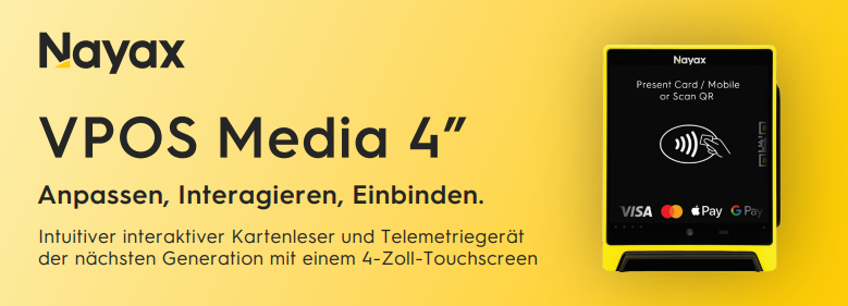 Nayax VPOS Media 4 Banner