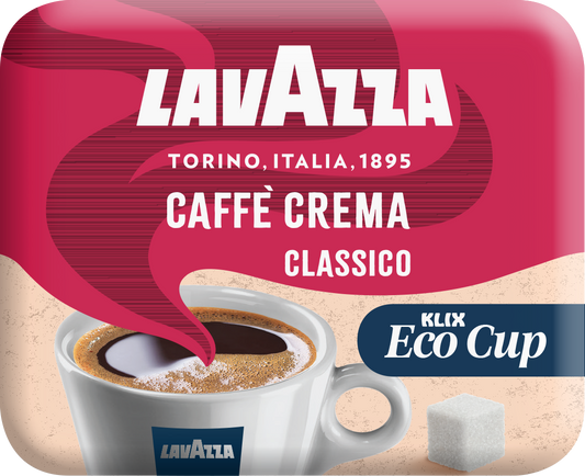 Klix Lavazza Kaffee Schwarz mit Zucker 340 Becher